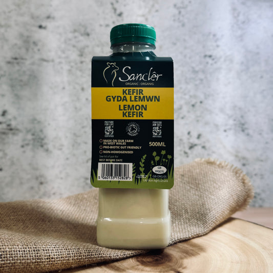 Pasture Fed Natural Kefir Lemon Bottle 1L