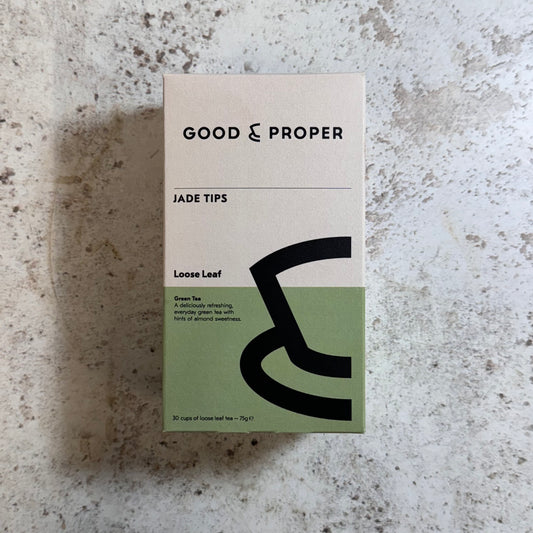 Good and Proper Jade Tips Loose Leaf Tea
