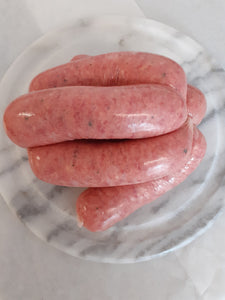 Minted Lamb Sausages