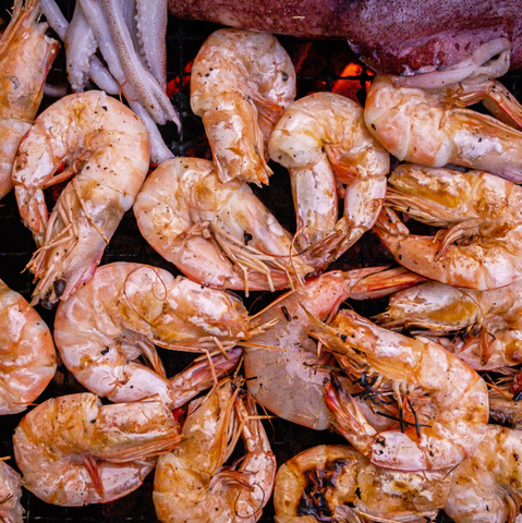 Raw Whole Prawns (500g)